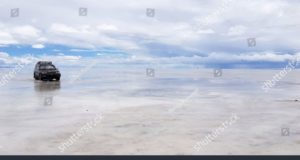 El inundado Salar de Uyuni, Bolivia. Autor y Copyright Marco Ramerini.