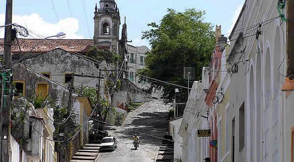 Una calle en Olinda, Brasil. Author and Copyright: Marco Ramerini