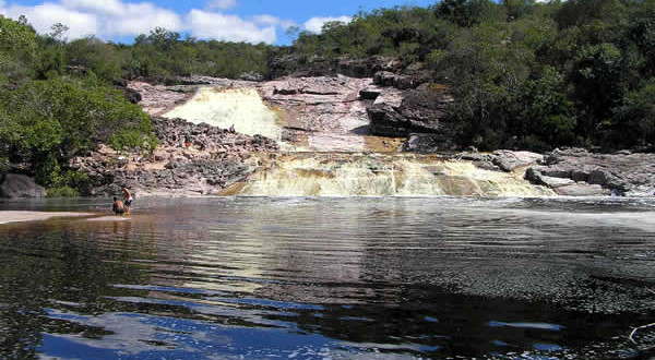 Cascada de Río Roncador, Marimbus Humedal, Chapada Diamantina, Bahía, Brasil. Author and Copyright: Marco Ramerini