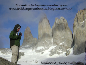 Torres del Paine, Chile. Autor y Copyright Guillermo Puliani.