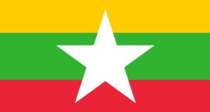 Bandera de Birmania (Myanmar)