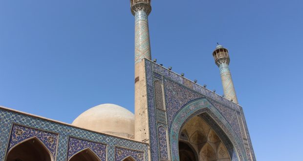 Mezquita del viernes (Mezquita Jāmeh), Esfahan, Irán. Autor y Copyright Marco Ramerini