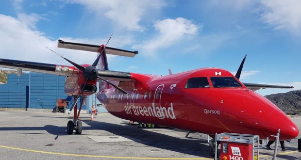 Un avión utilizado para el transporte interno en Groenlandia. Autor y Copyright Marco Ramerini
