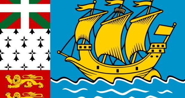 Bandera de San Pedro y Miquelón